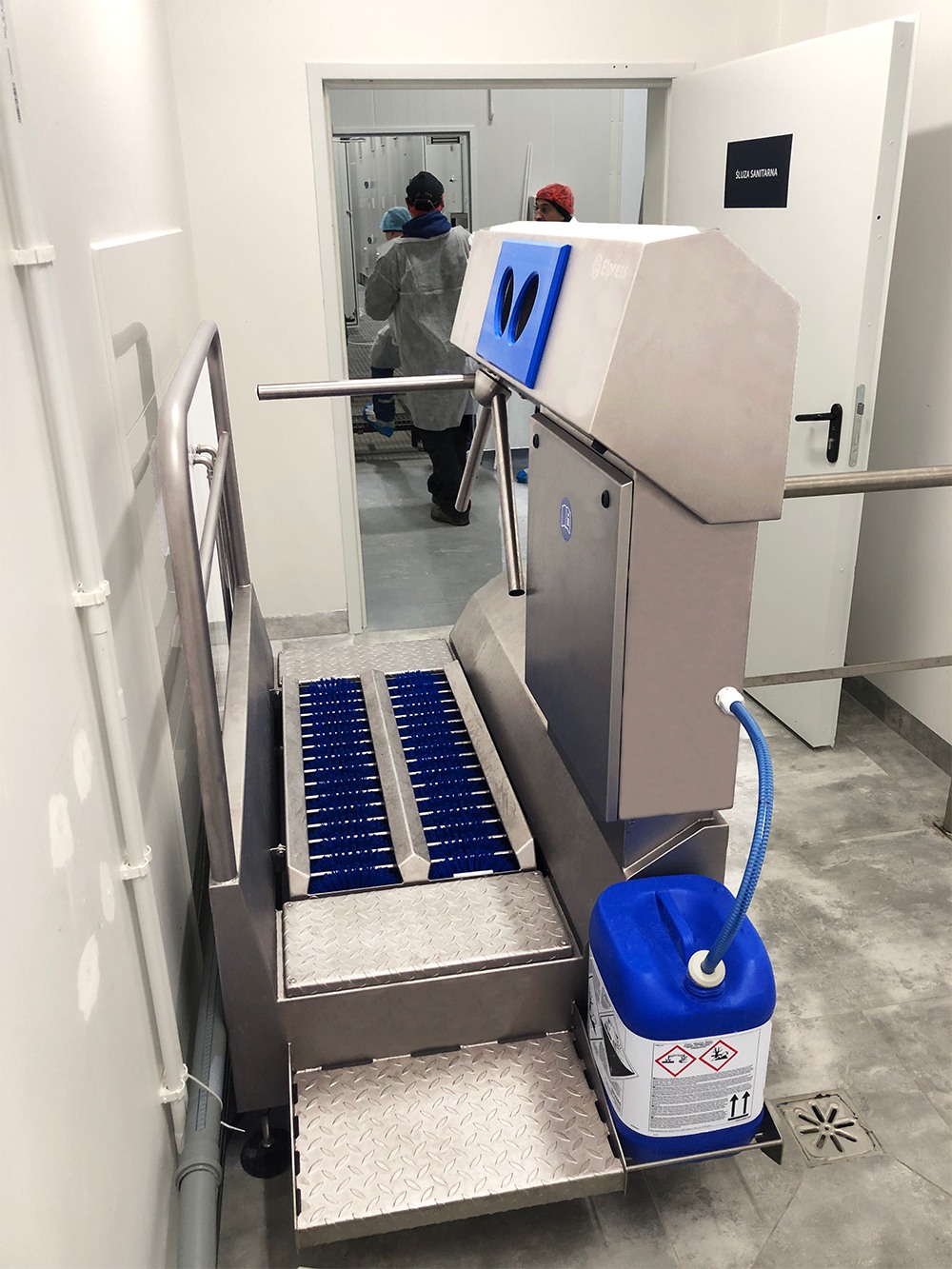 Sole cleaning and hand disinfection Elpress